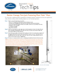 Tent Jack Assembly